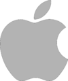 Apple logo grey.svg