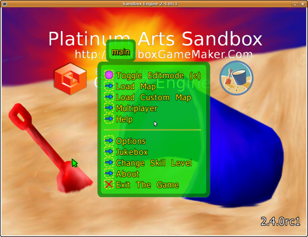 Platinum Arts Sandbox Free Game Maker 2.8.1 Linux file - ModDB