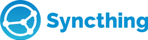 Tiedosto:Syncthing-logo-horizontal.svg